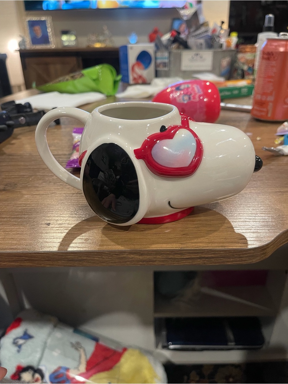 Snoopy figural Valentine’s Day mug